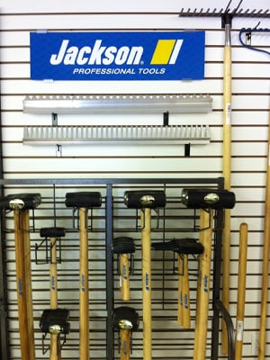 Rakes and sledge hammers
